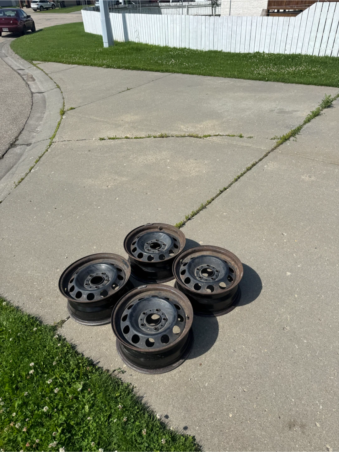 Set of 4 BMW Steel Wheels - photo 2
