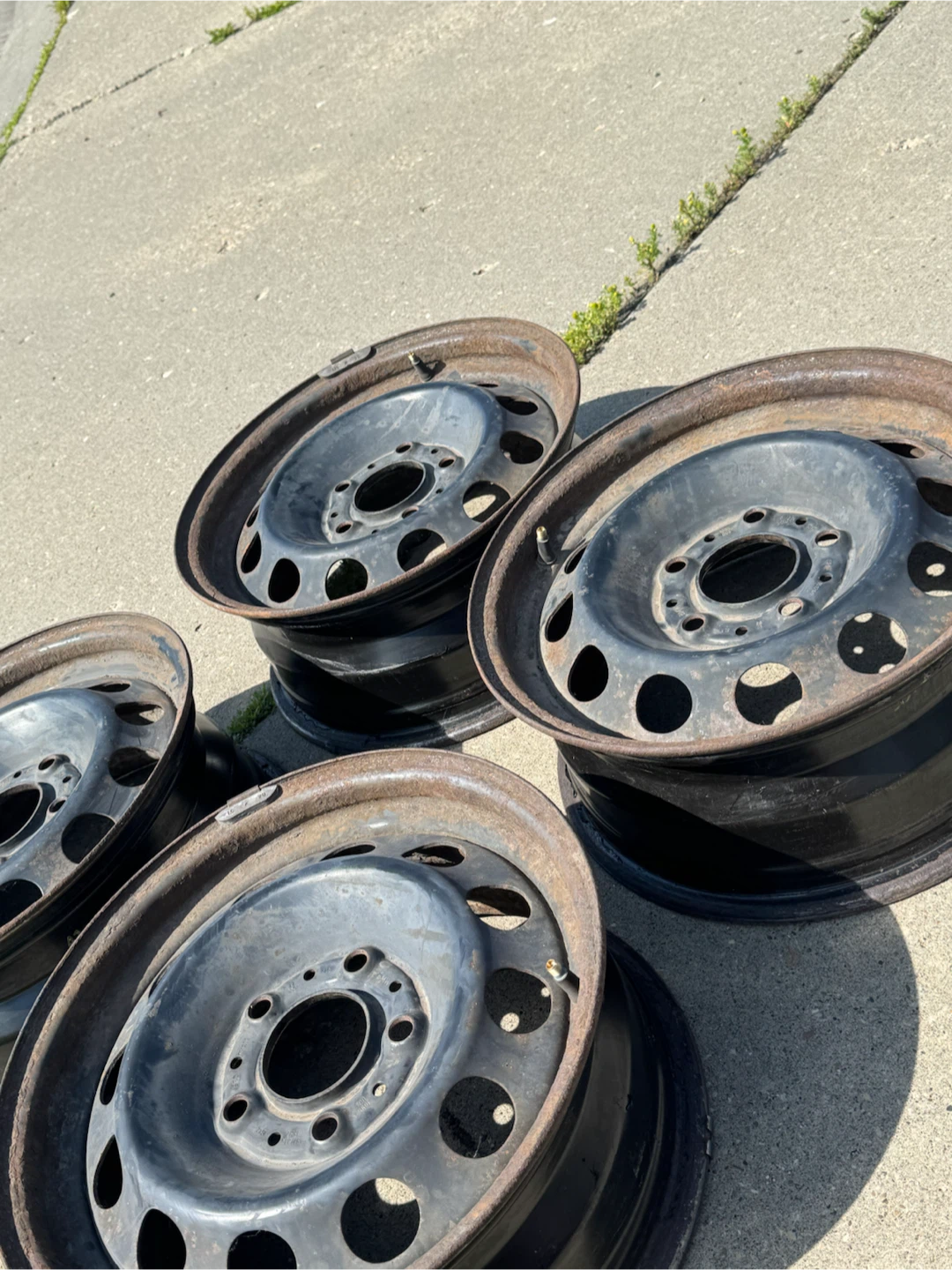 Set of 4 BMW Steel Wheels - photo 3