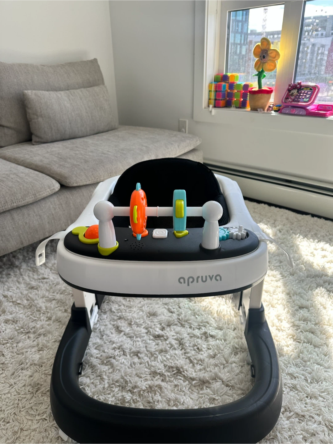 APRUVA Baby Walker with Play Tray