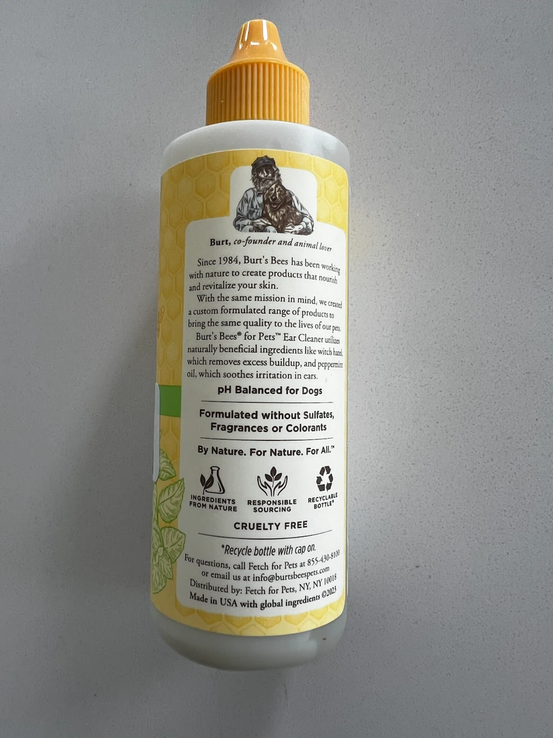 Burt's Bees for Dogs Ear Cleaner 4 fl oz - photo 2