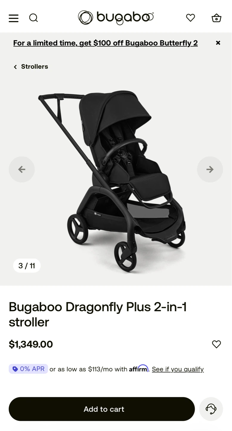Bugaboo Dragonfly Plus 2-in-1 Stroller and Rain Cover - photo 3