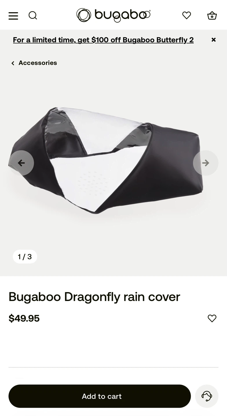Bugaboo Dragonfly Plus 2-in-1 Stroller and Rain Cover - photo 4