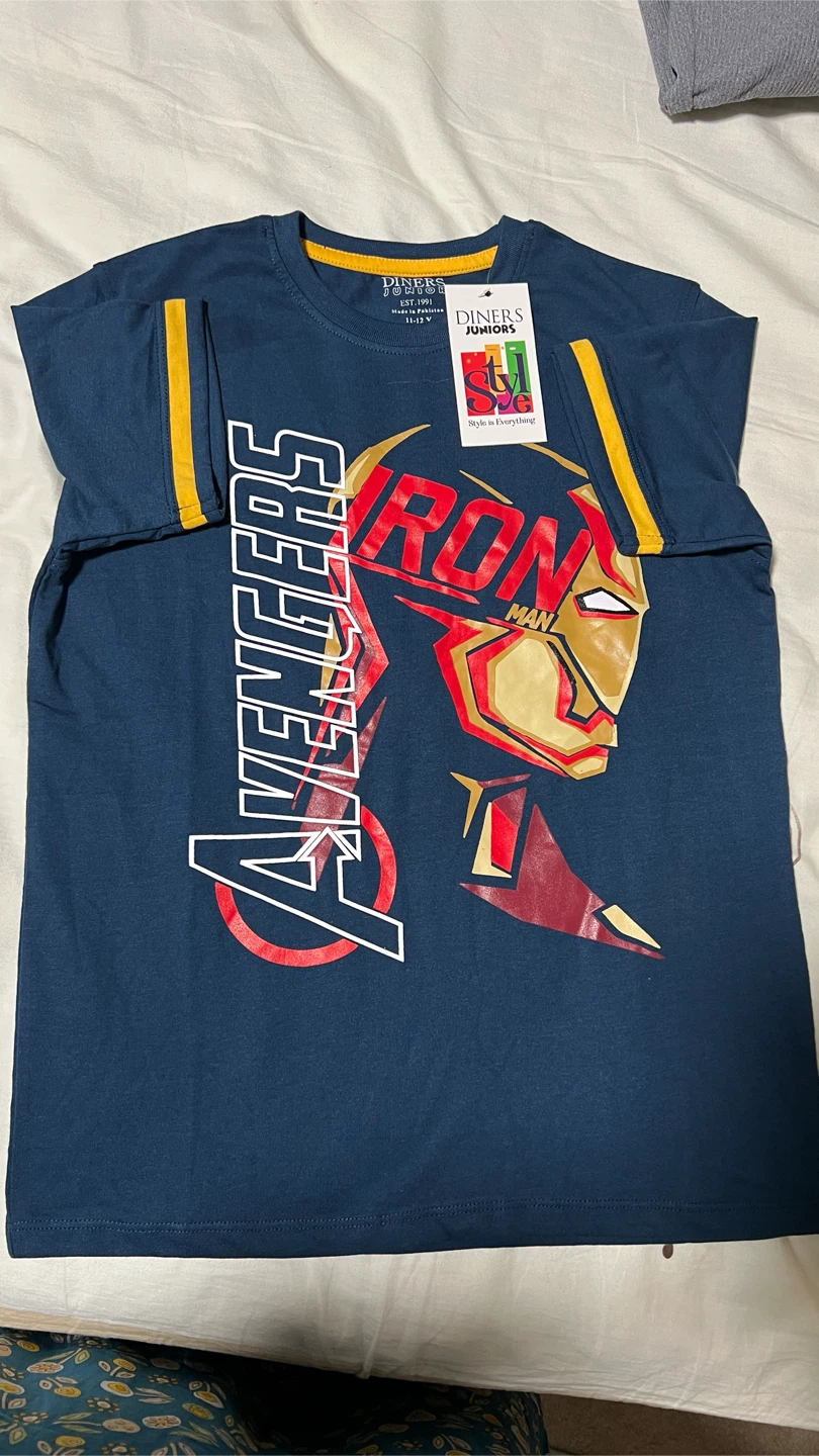 Diners Juniors Avengers Iron kids T-Shirt 11-12Y - photo 2