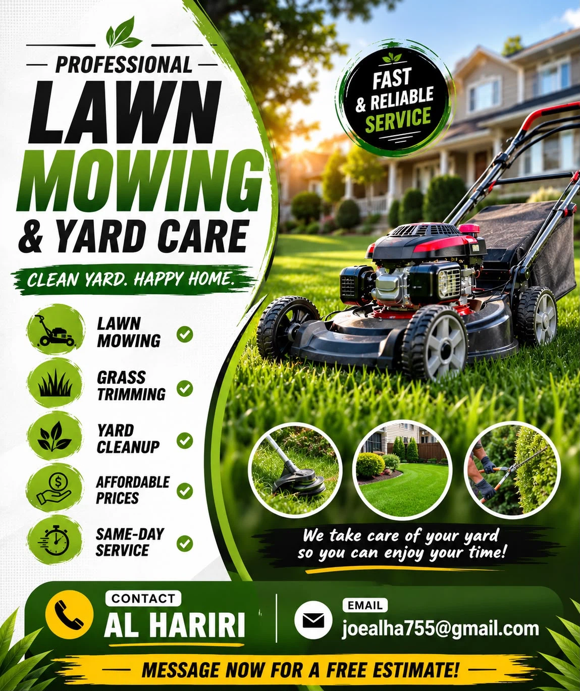 Lawn Mowing & Yard Care