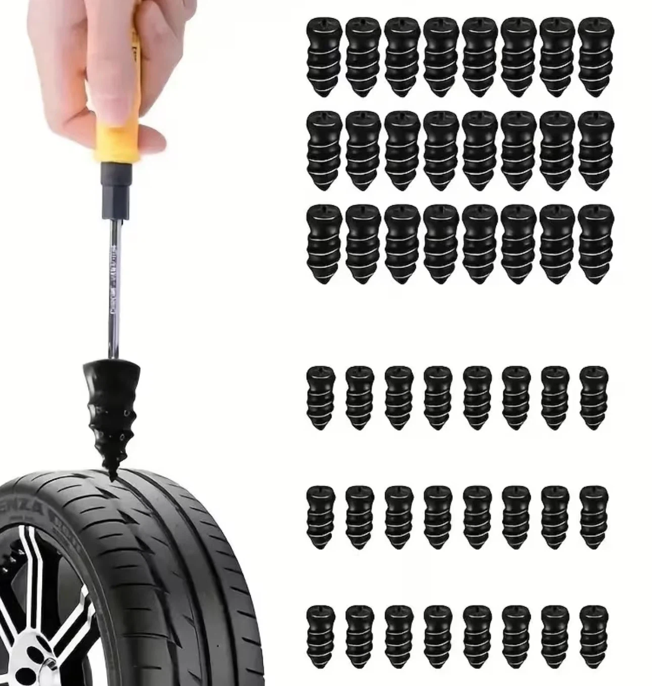 10 pcs Tire Screw Studs for Winter Traction
