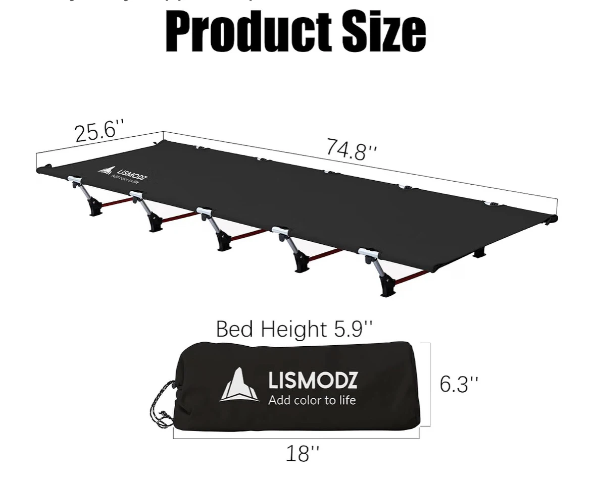 Lismodz Camping Cot - photo 3