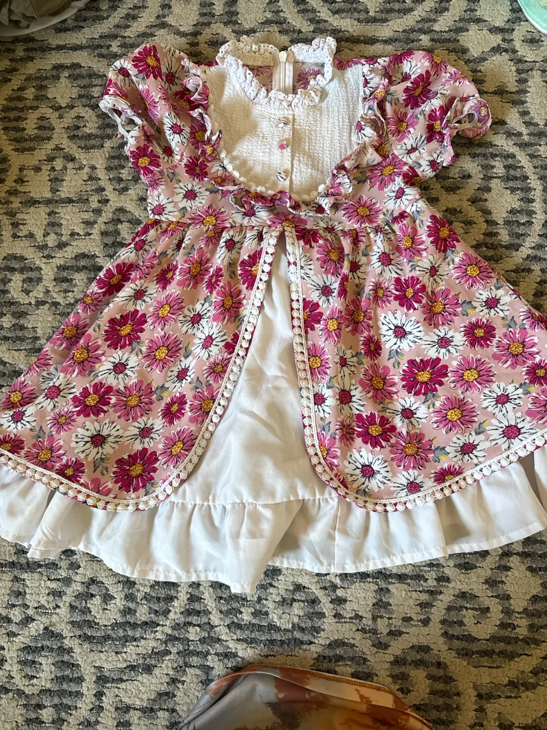 Girls Floral Dress Age 4