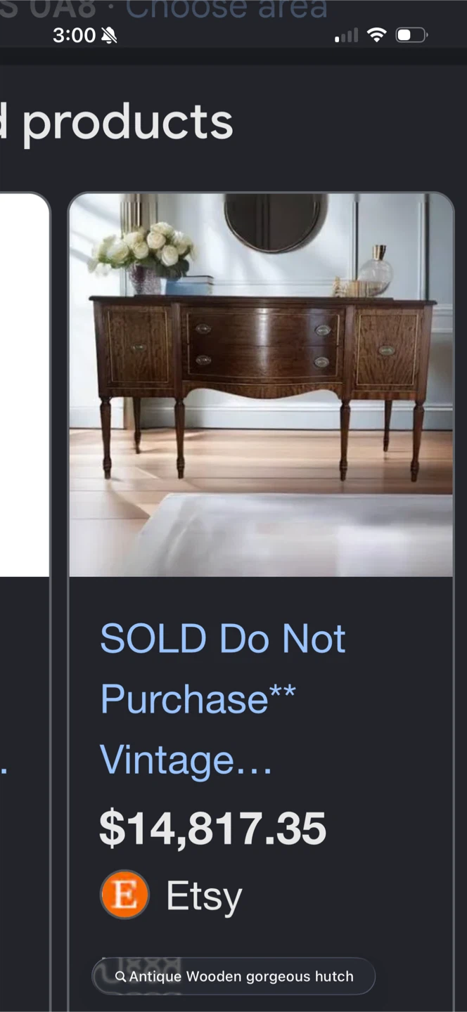 Antique gorgeous Sideboard hutch - photo 2