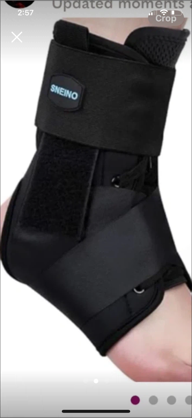 SNEINO Lace Up Adjustable Ankle Support Brace - photo 2