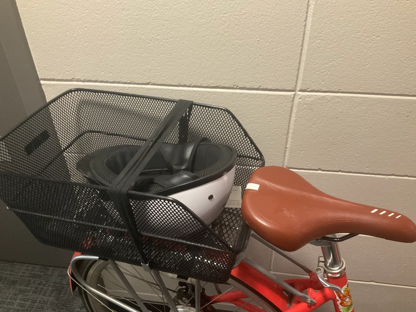 Red Bike with Basket - photo 2