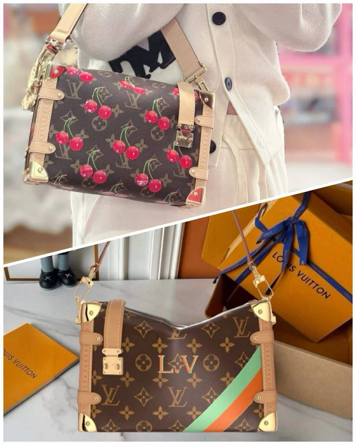 Trunk Bag with Cherries