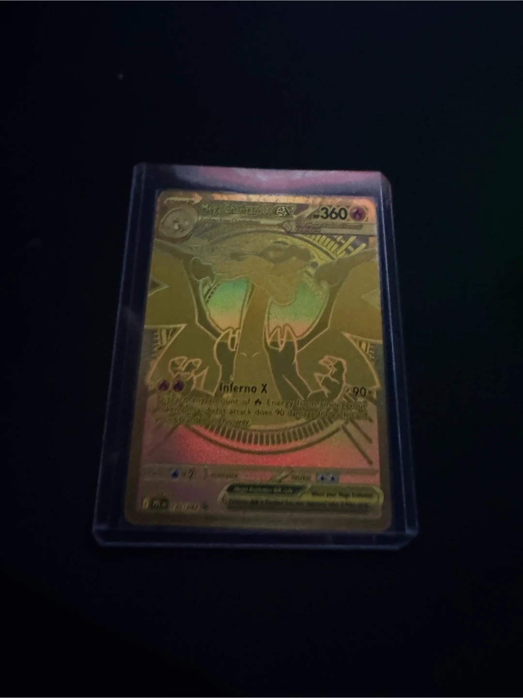 Pokémon Mega Charizard EX Gold Card 130/094