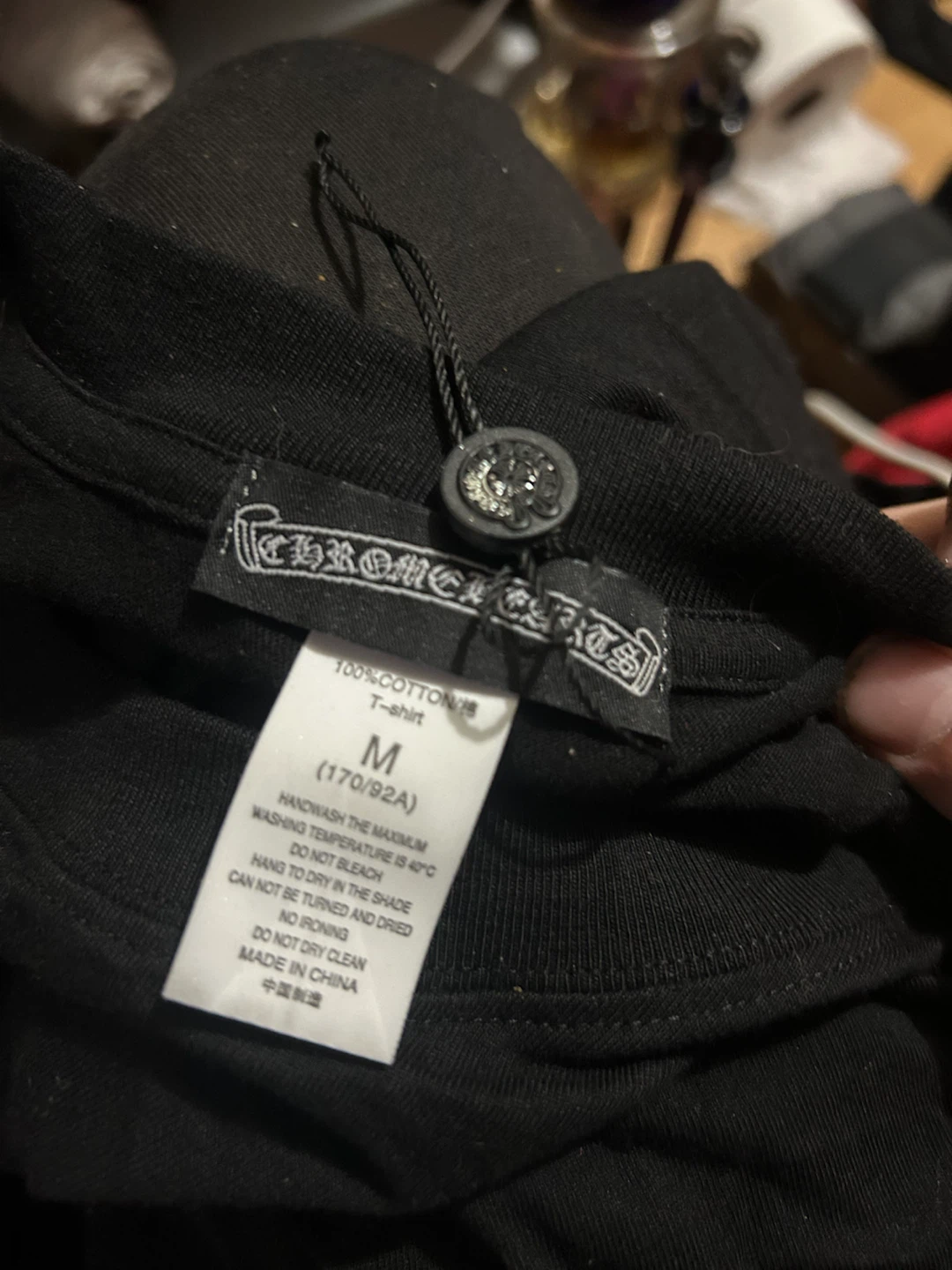 Chrome Hearts T-Shirt Black Size Medium - photo 3