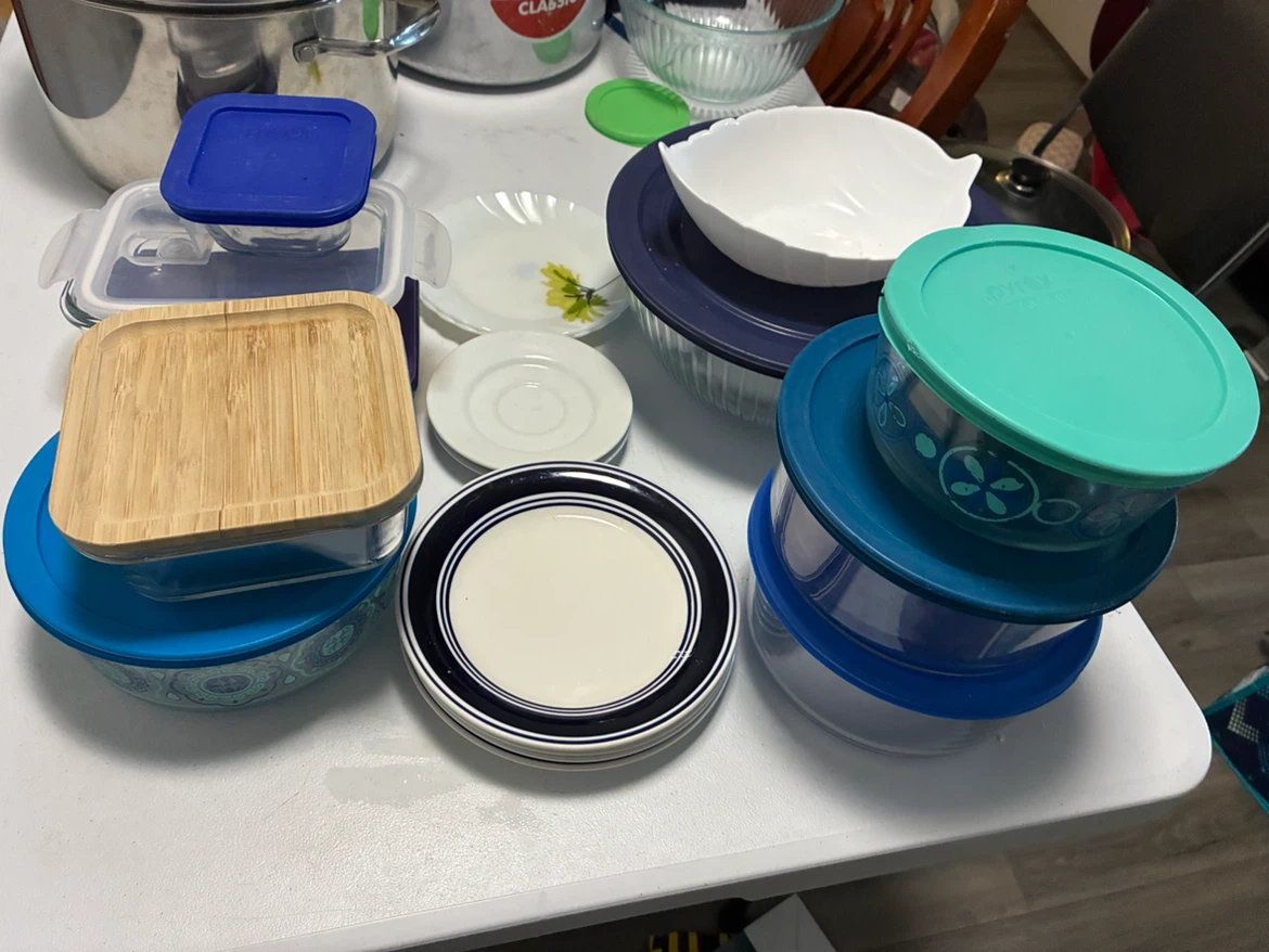 Assorted Glass Food Storage Containers