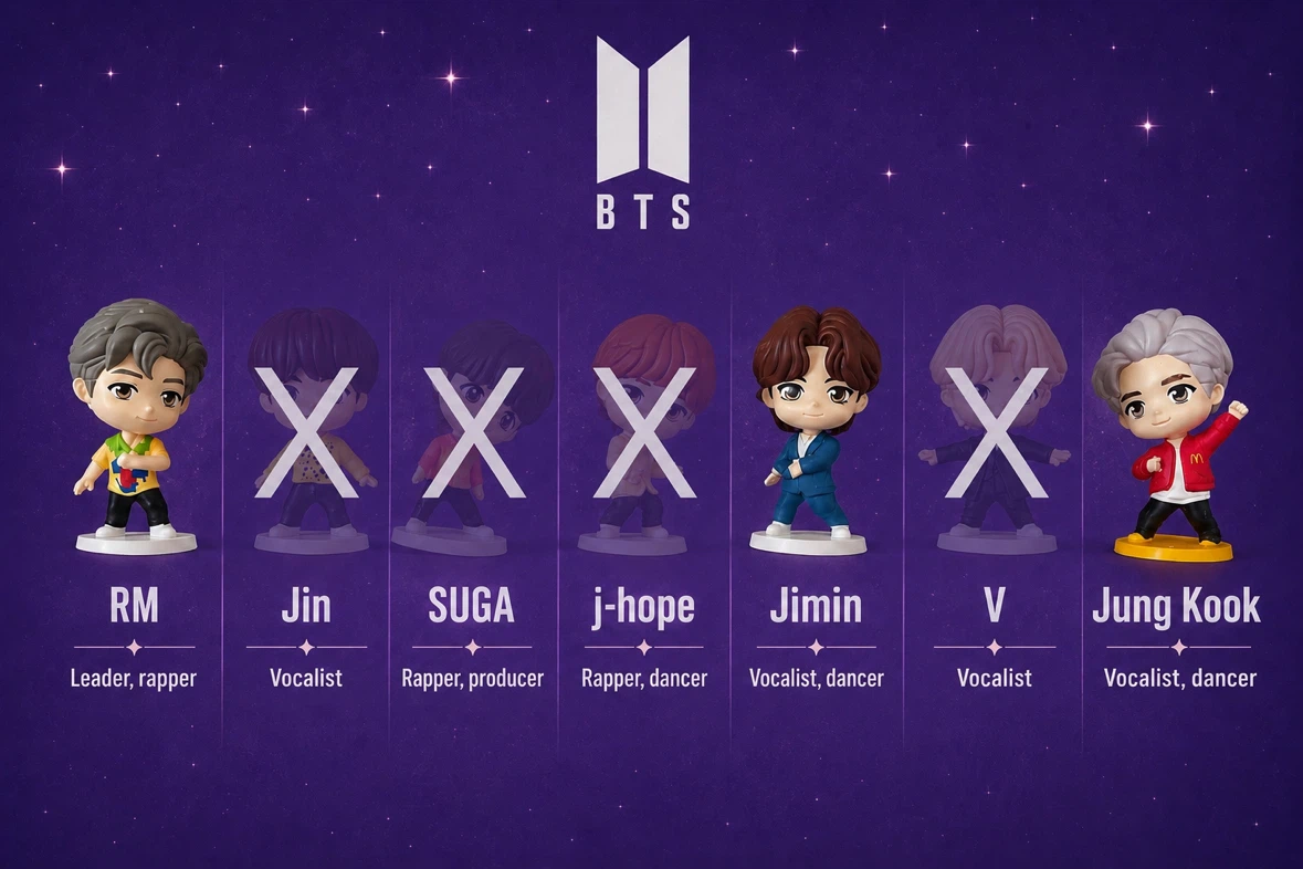 BTS McDonald's Figure -