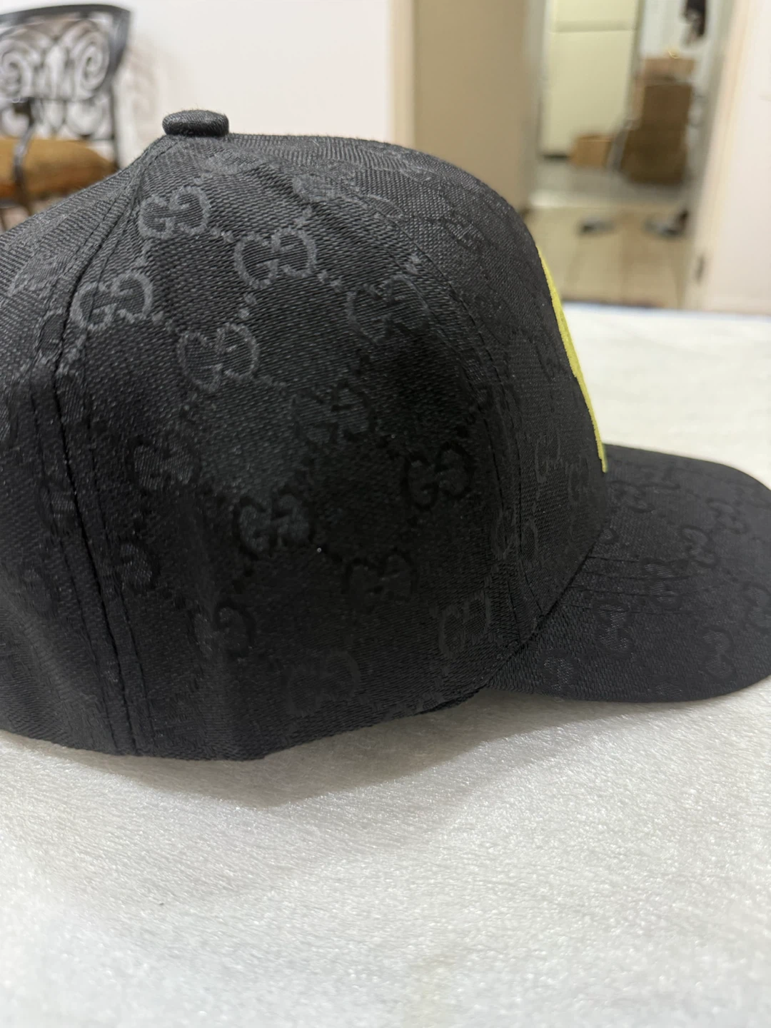 GUCCI Black GG Monogram Baseball Cap - photo 3