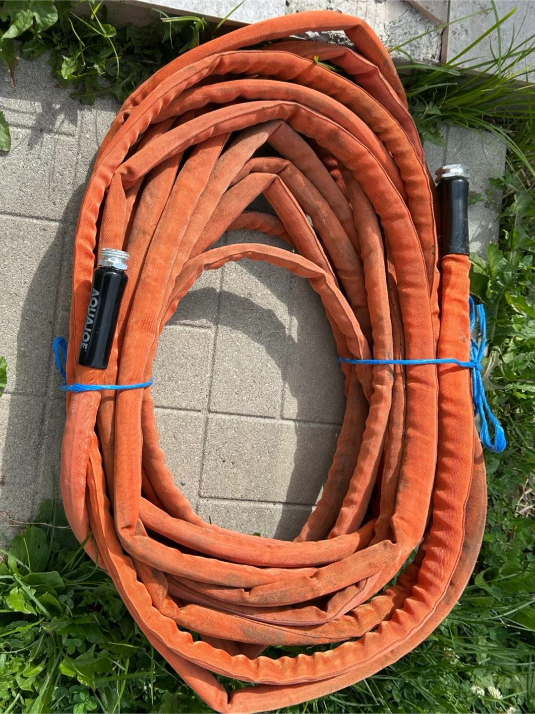 Aqua Joe FiberJacket Contractor-Grade Garden Hose 75'