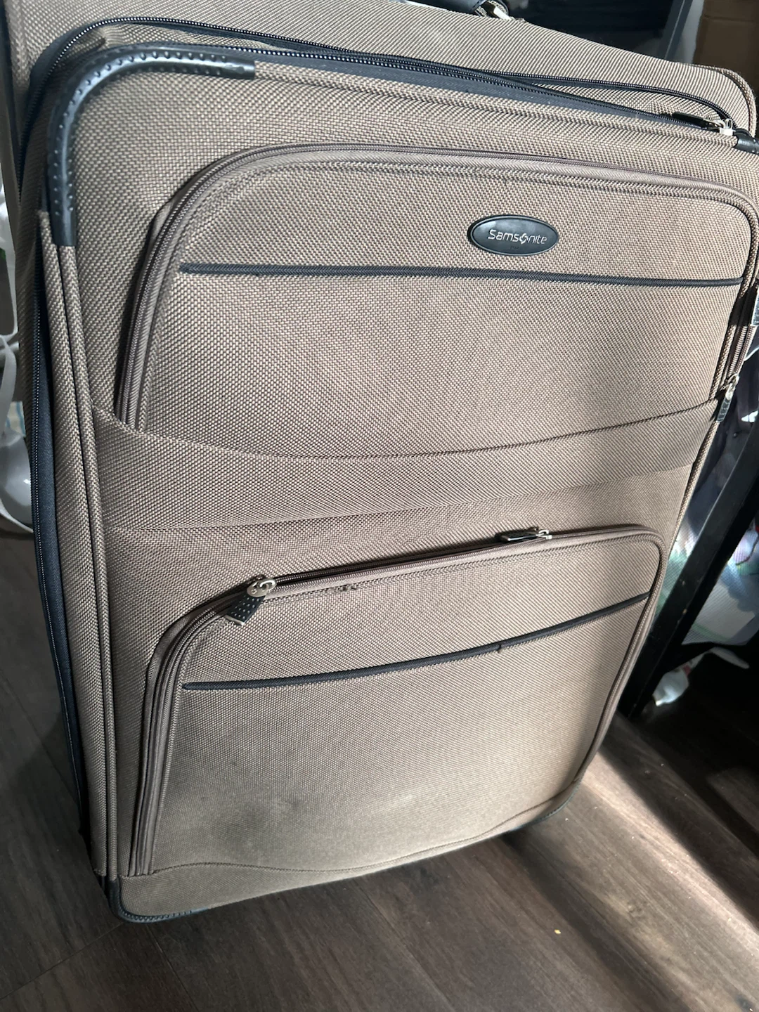 Samsonite Brown Rolling Suitcase