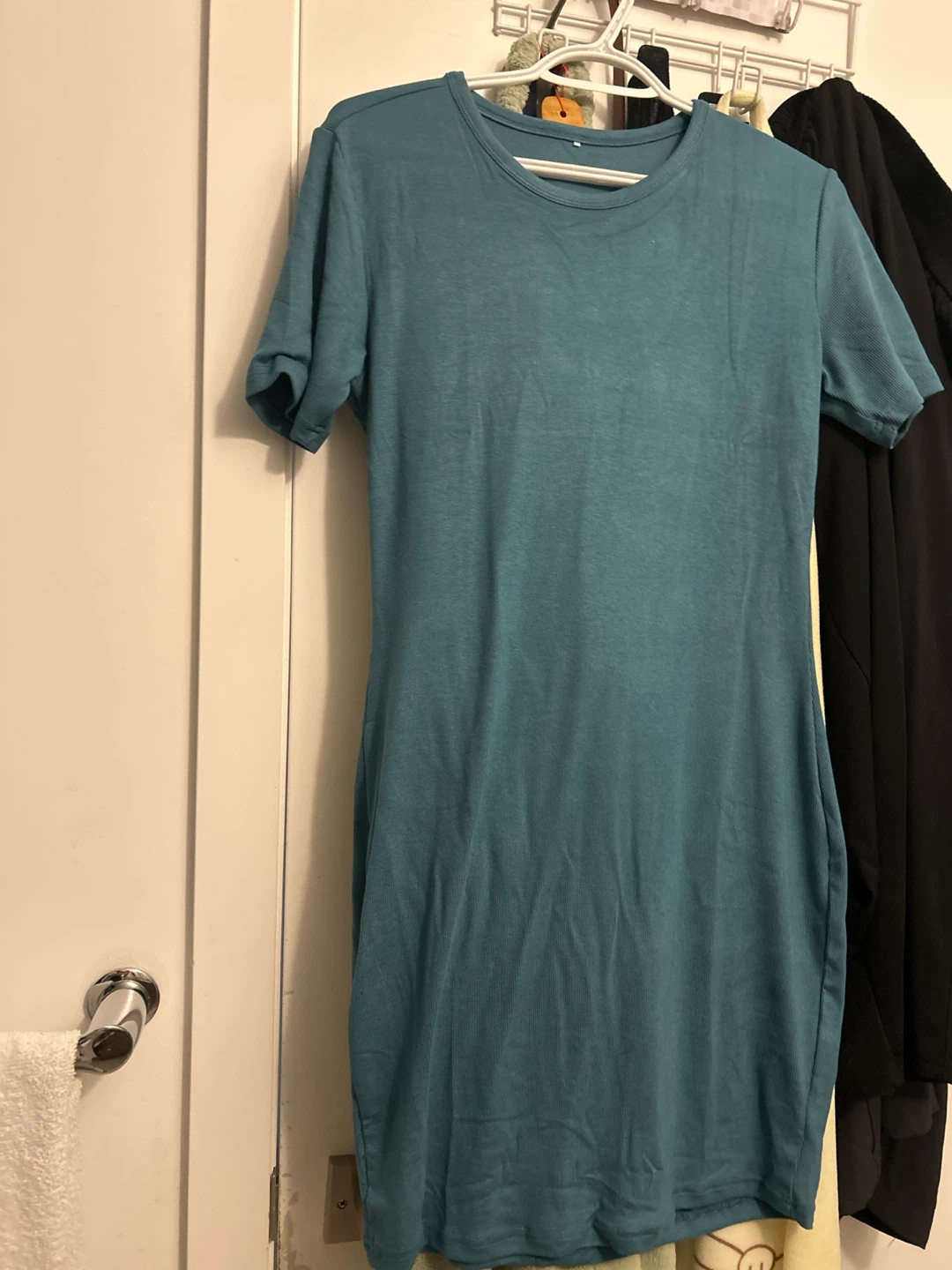 Teal T-Shirt Dress