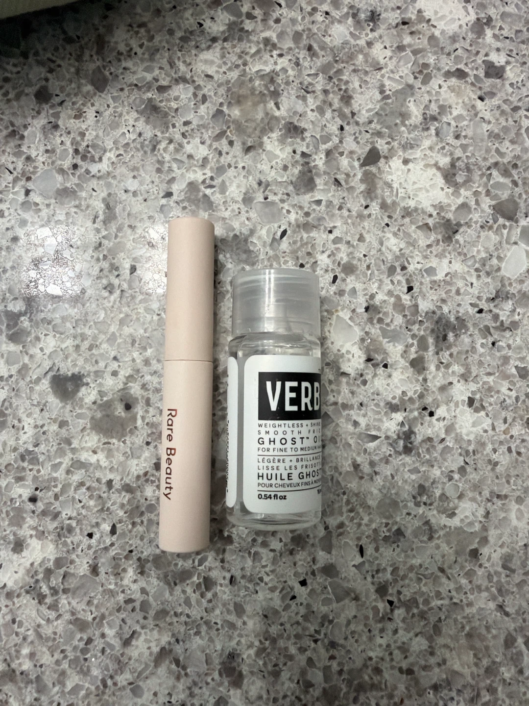 Rare Beauty Brown Mascara & Verb Ghost Oil