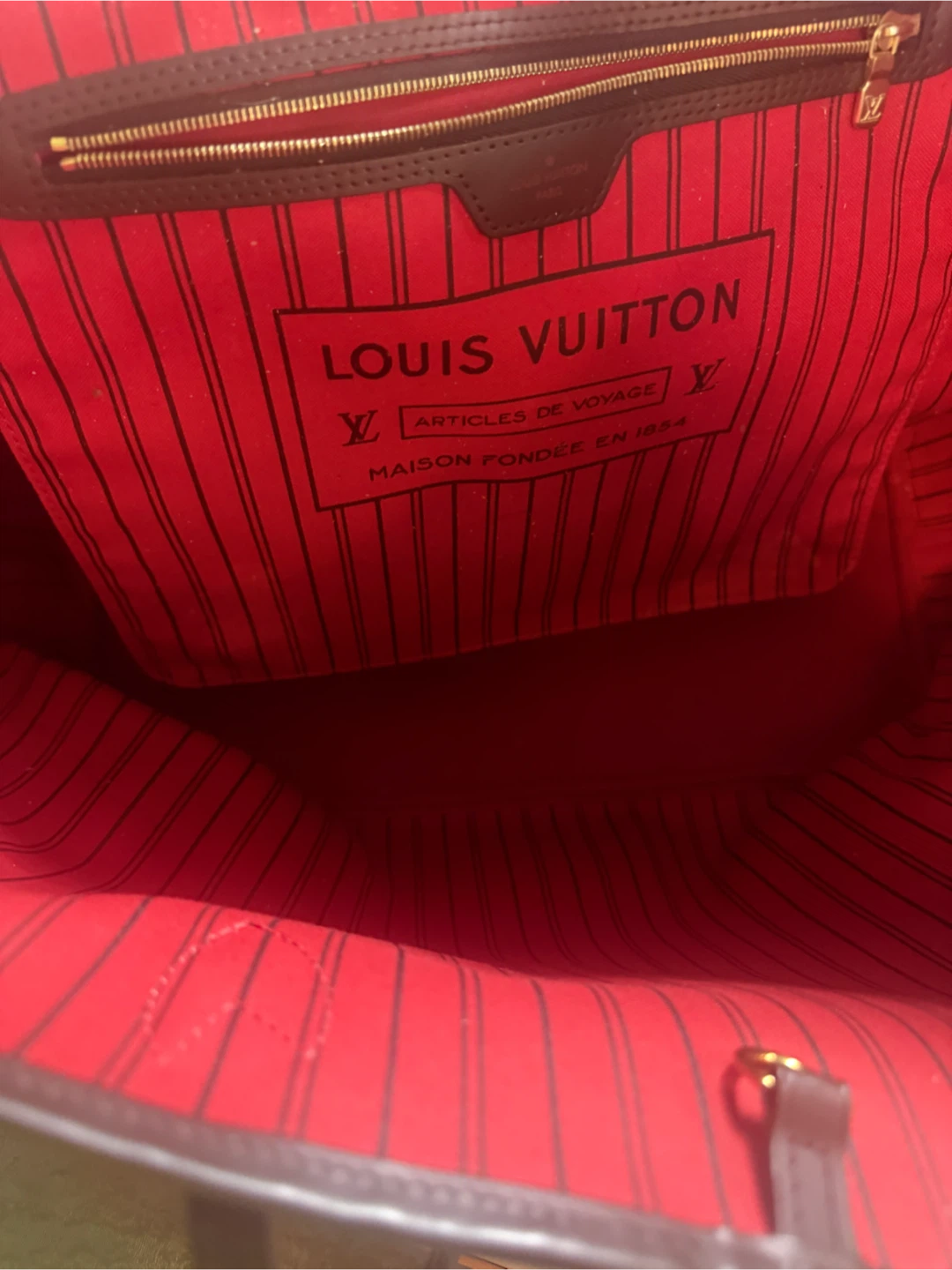 Authentic Louis Vuitton Neverfull GM – Damier Ebene - photo 4