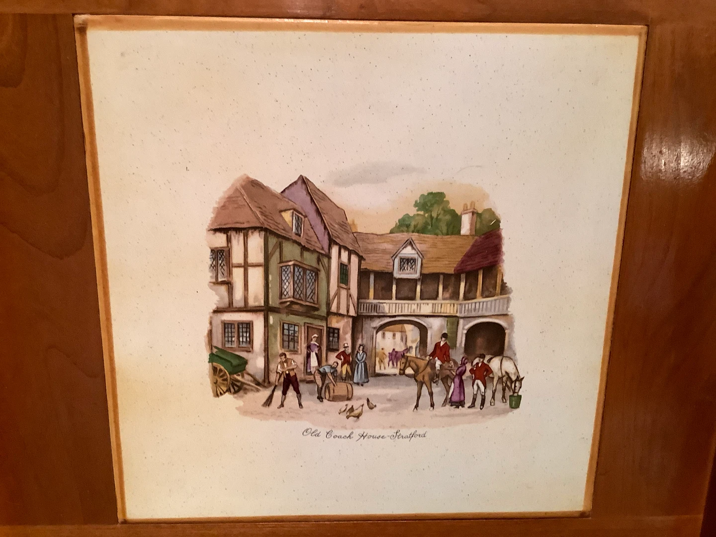 Vt “Old Coach House in Stratford” Serving Tray 🐞 - photo 4