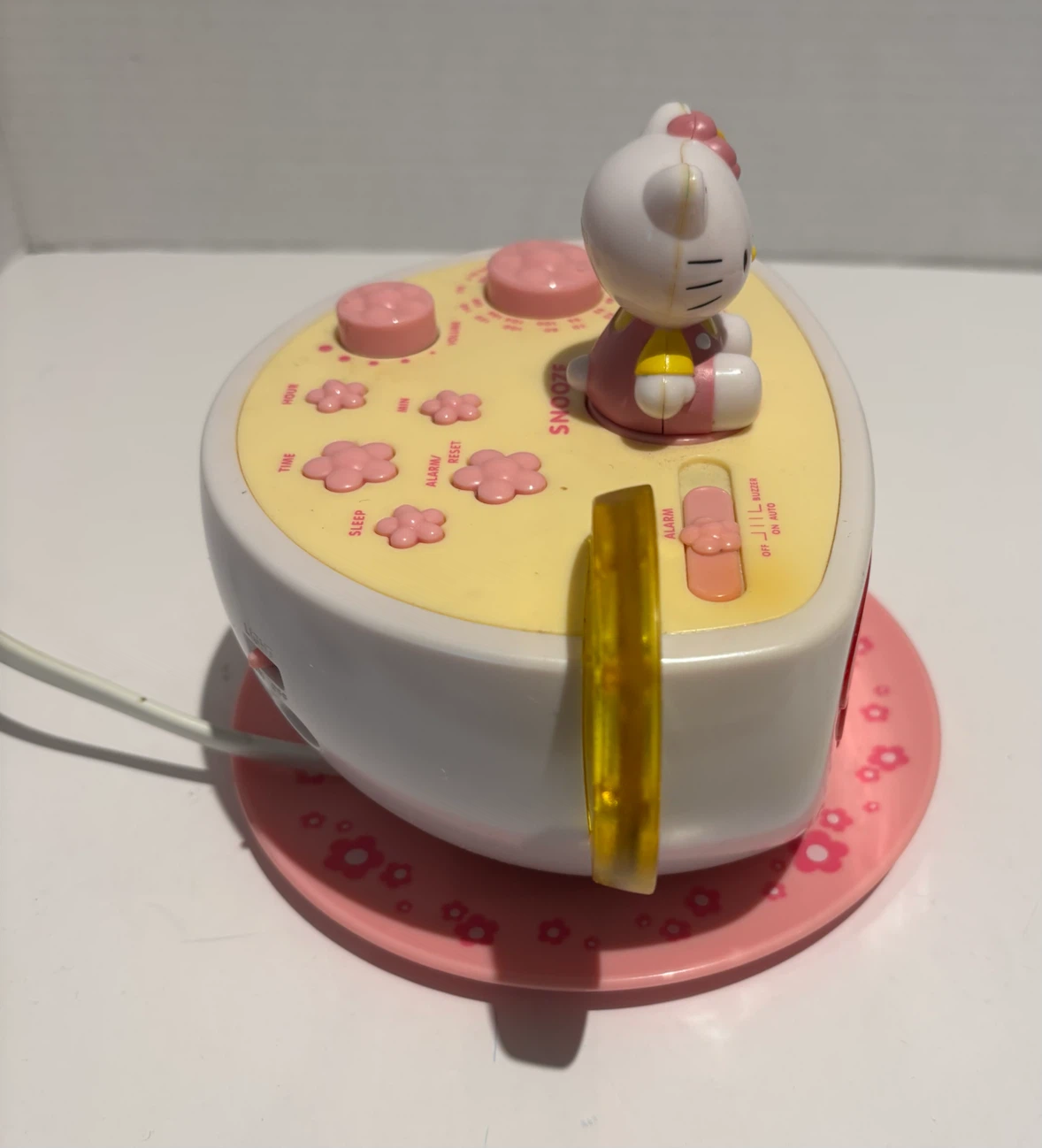 HELLO KITTY Tea Cup Alarm Night Light Sanrio Vintage 2005 - photo 4