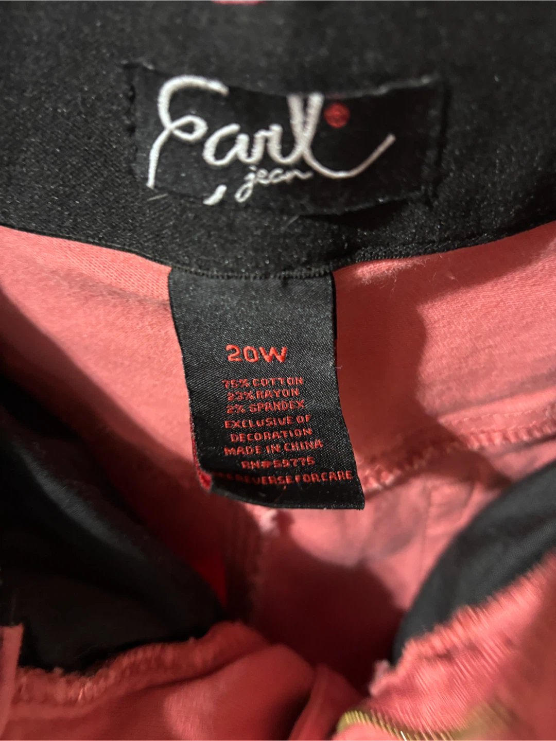 Earl Jean Women's Coral Pants Size 20W - photo 2