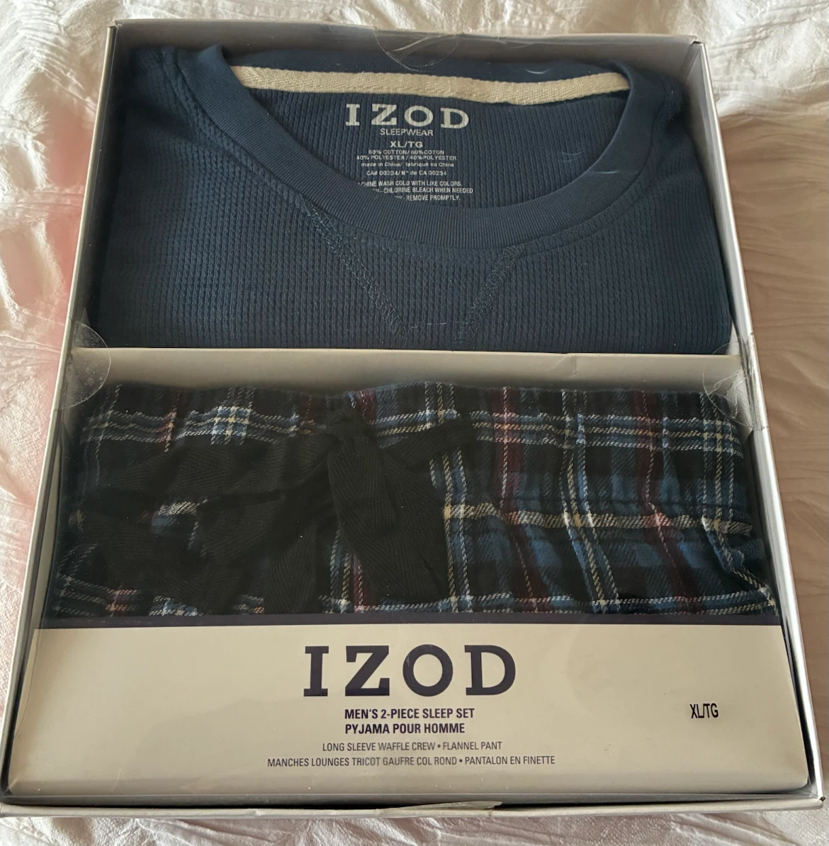 IZOD Men's 2-Piece Sleep Set Pyjama - XL