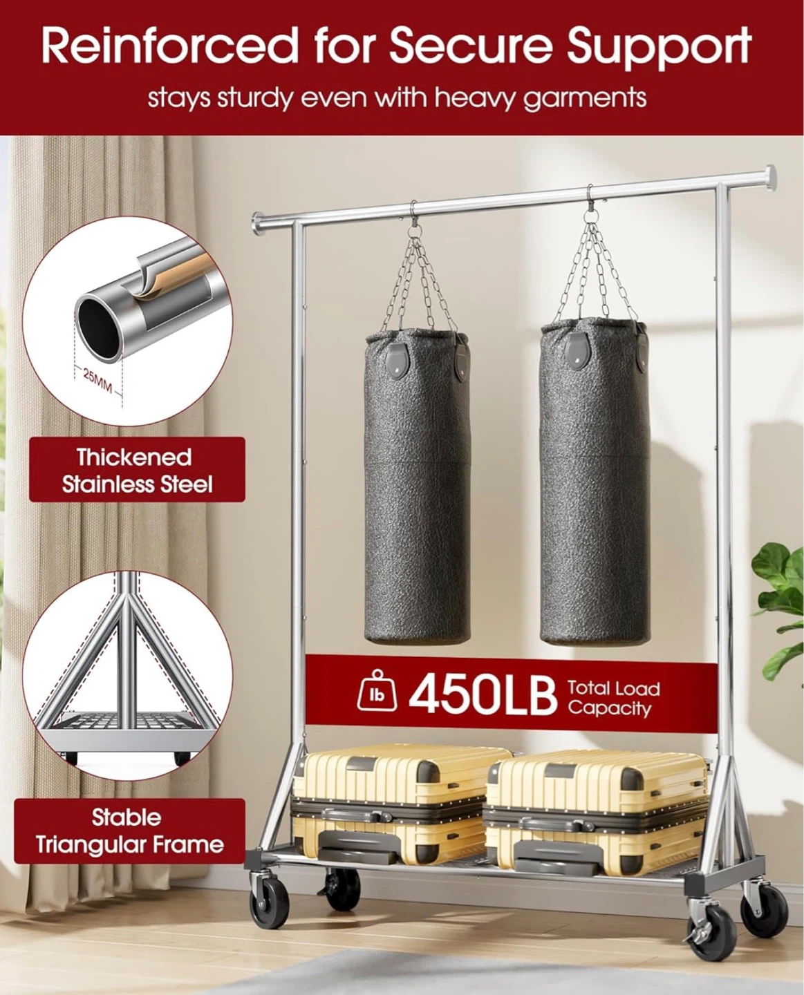 Sakugi Heavy Duty Clothing Rack BNIB - photo 4