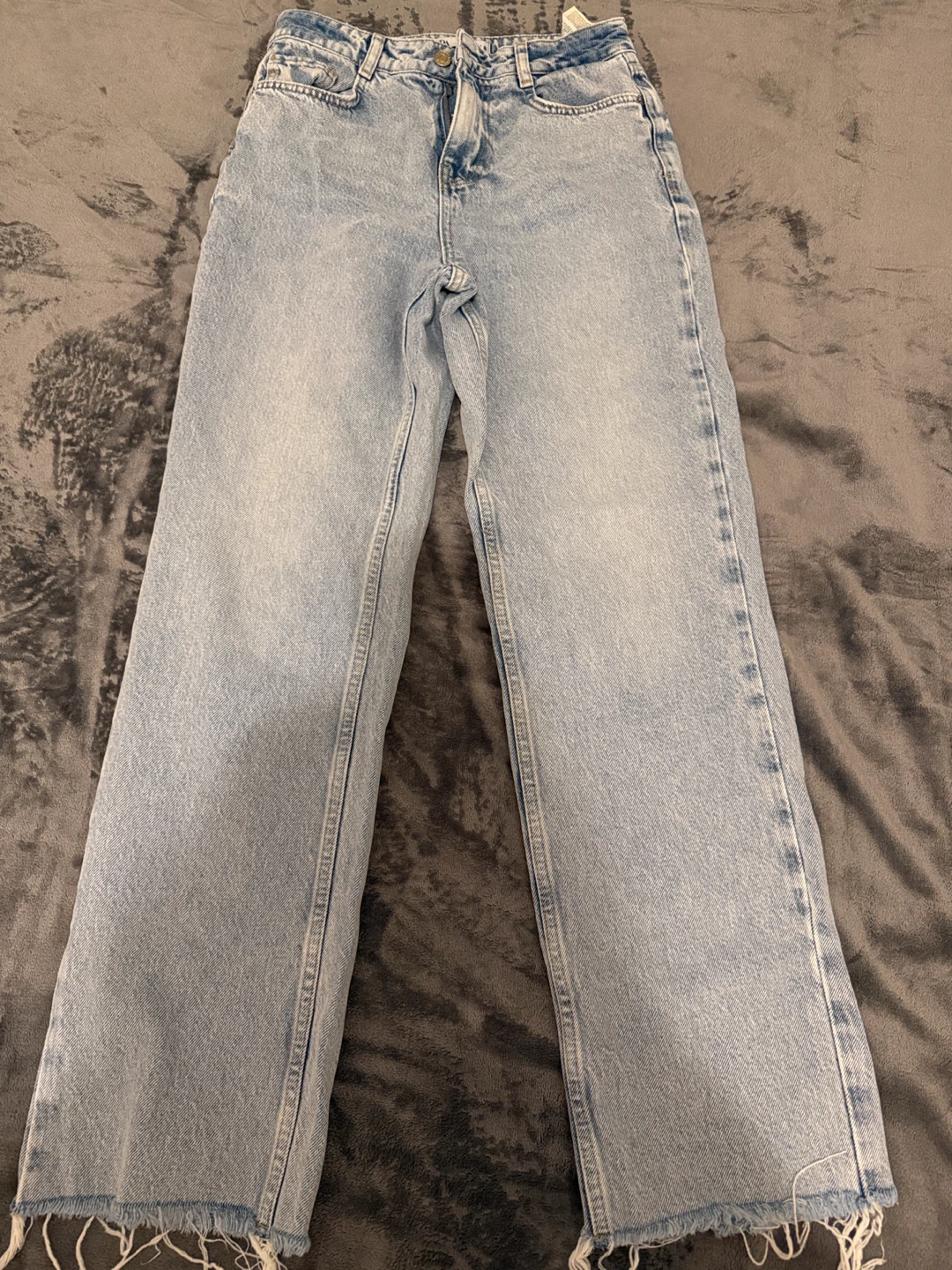 Light Wash Wide Leg Jeans