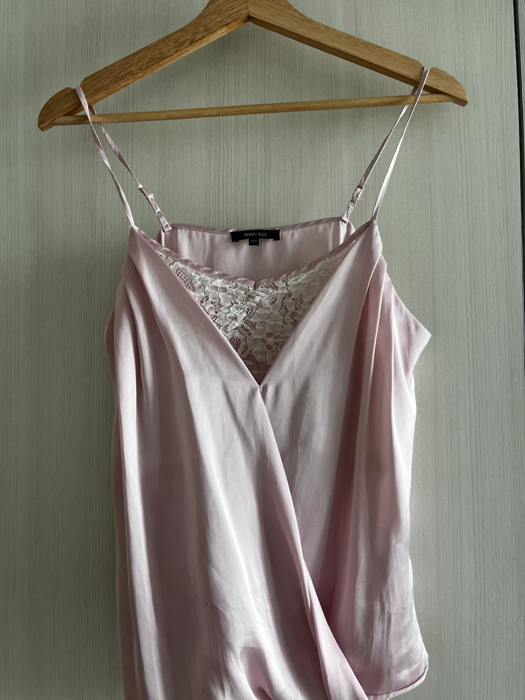 RW&CO. Pink Lace Trim Cami Top - photo 3