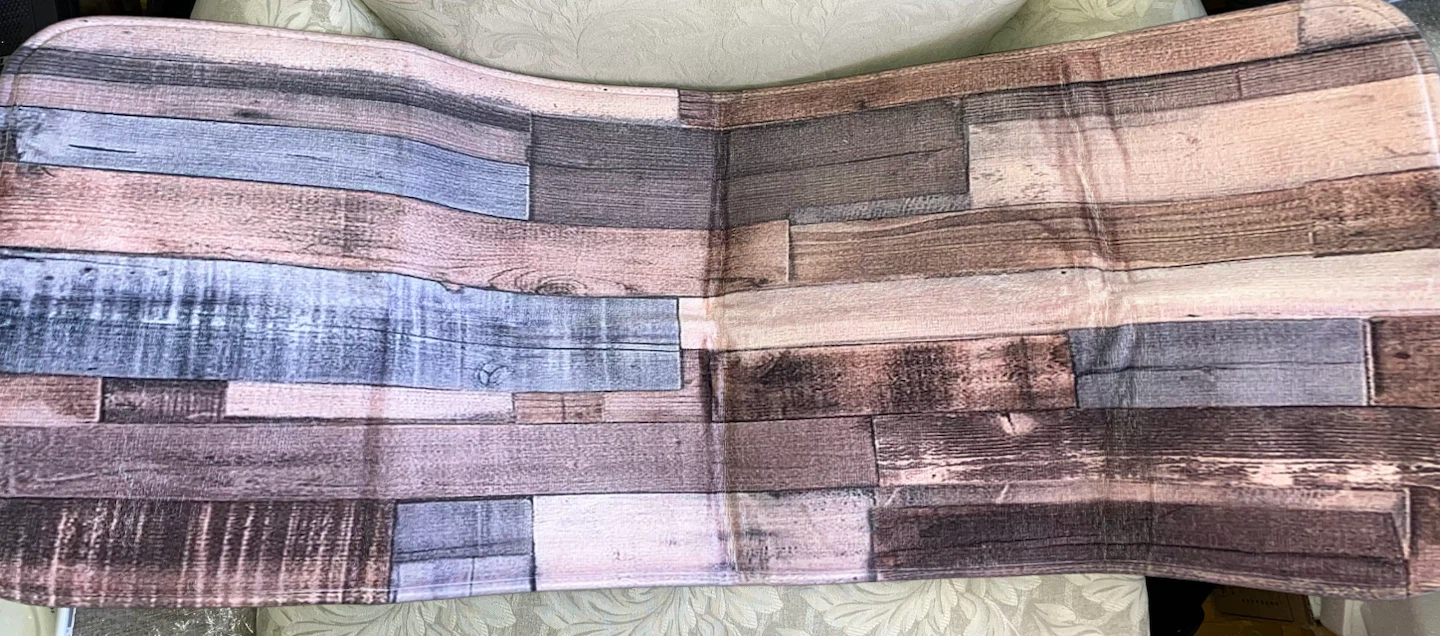 Rustic Wood Print Floor Mat-46”x18” - photo 2