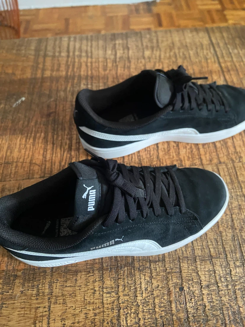 Puma Black Suede Sneakers