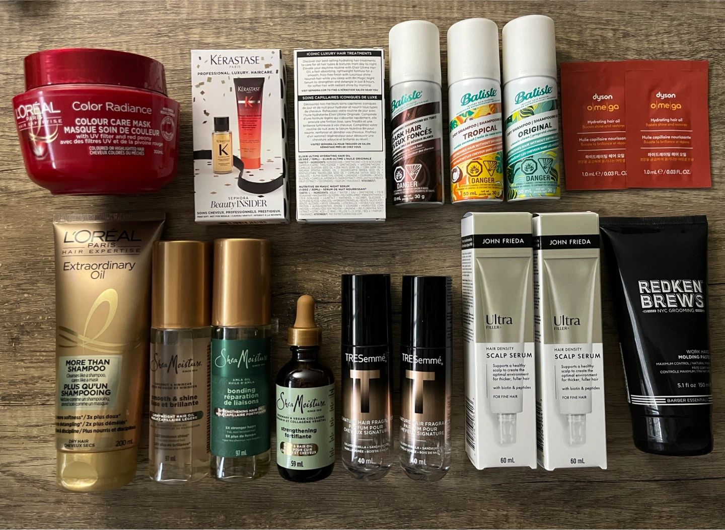 Hair Oil, Shampoo and Conditioners (NEW, PRICES IN DESCRIPTION)