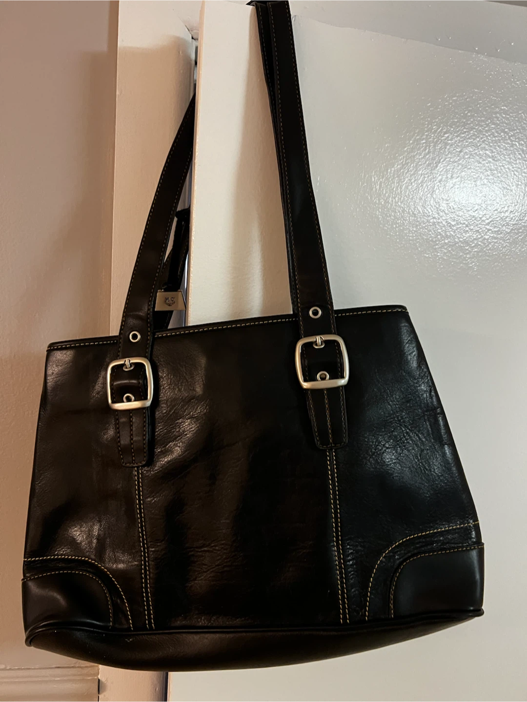 Black MCM Tote Handbag