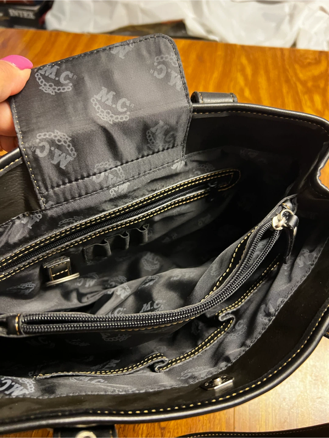 Black MCM Tote Handbag - photo 3