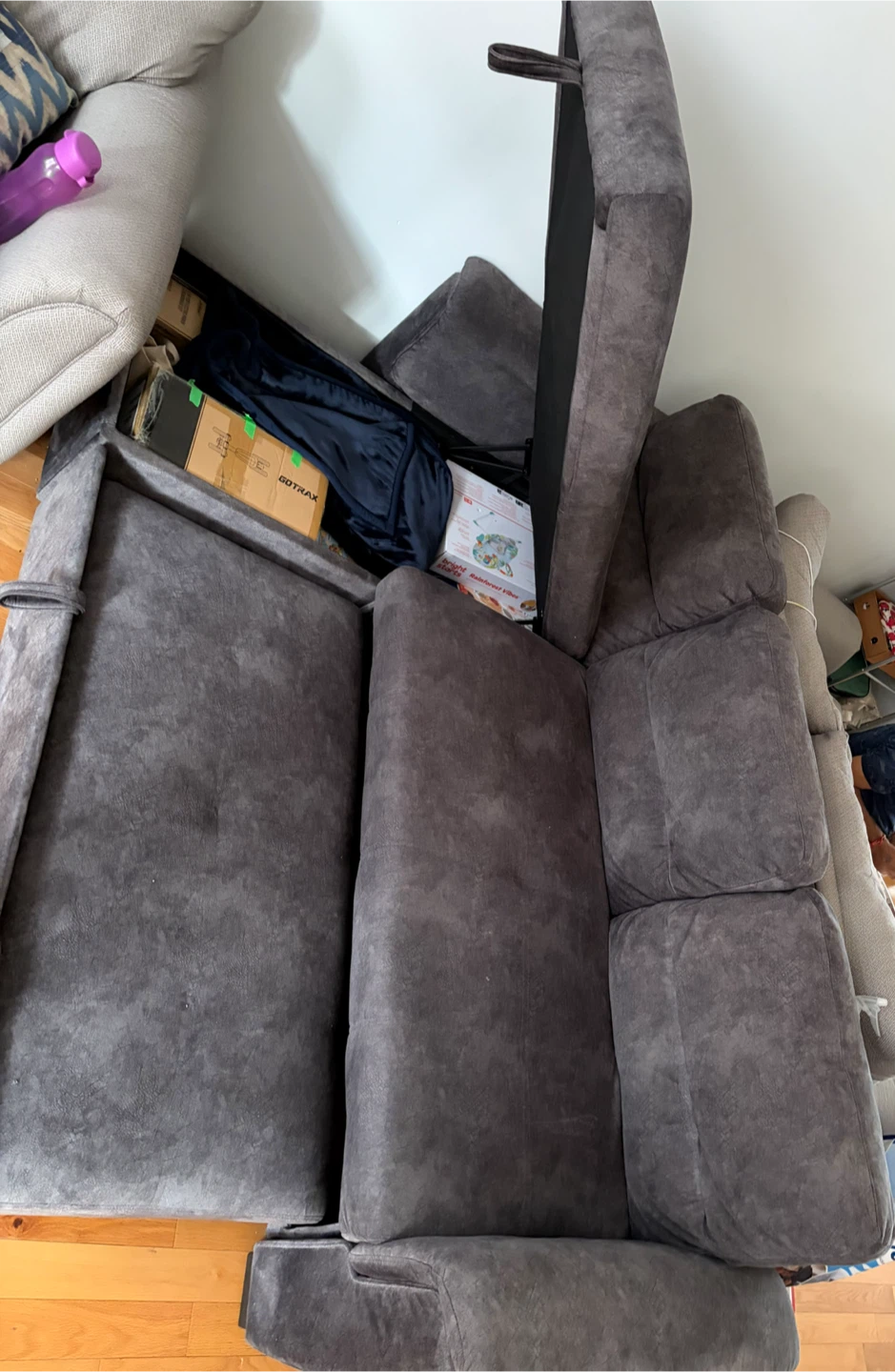 Dark Grey Sectional Sofa - photo 2