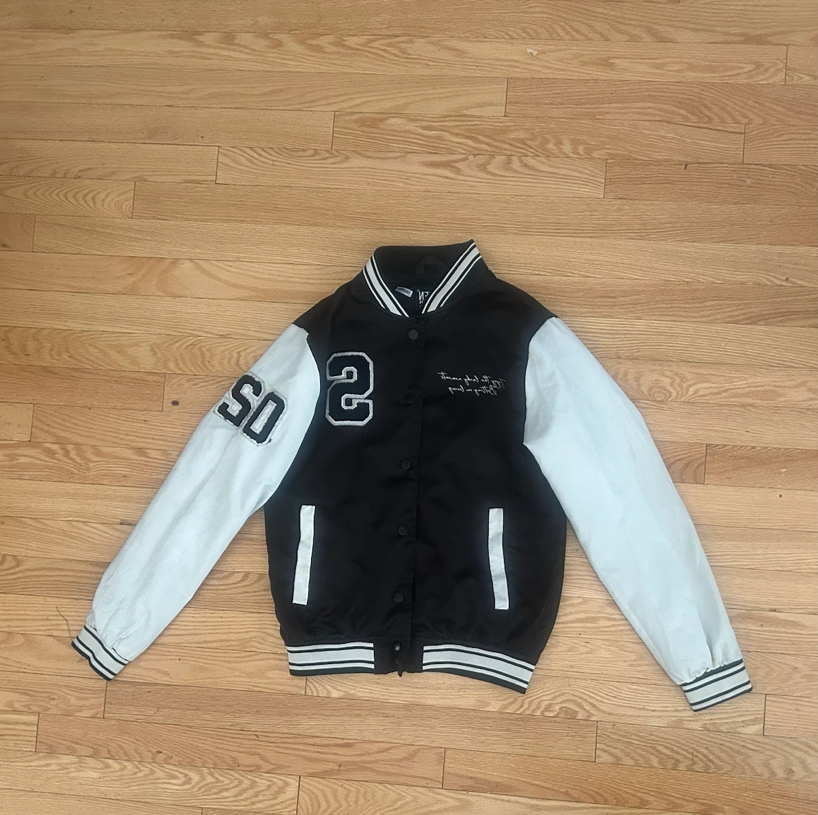 Black/White Varsity Jacket
