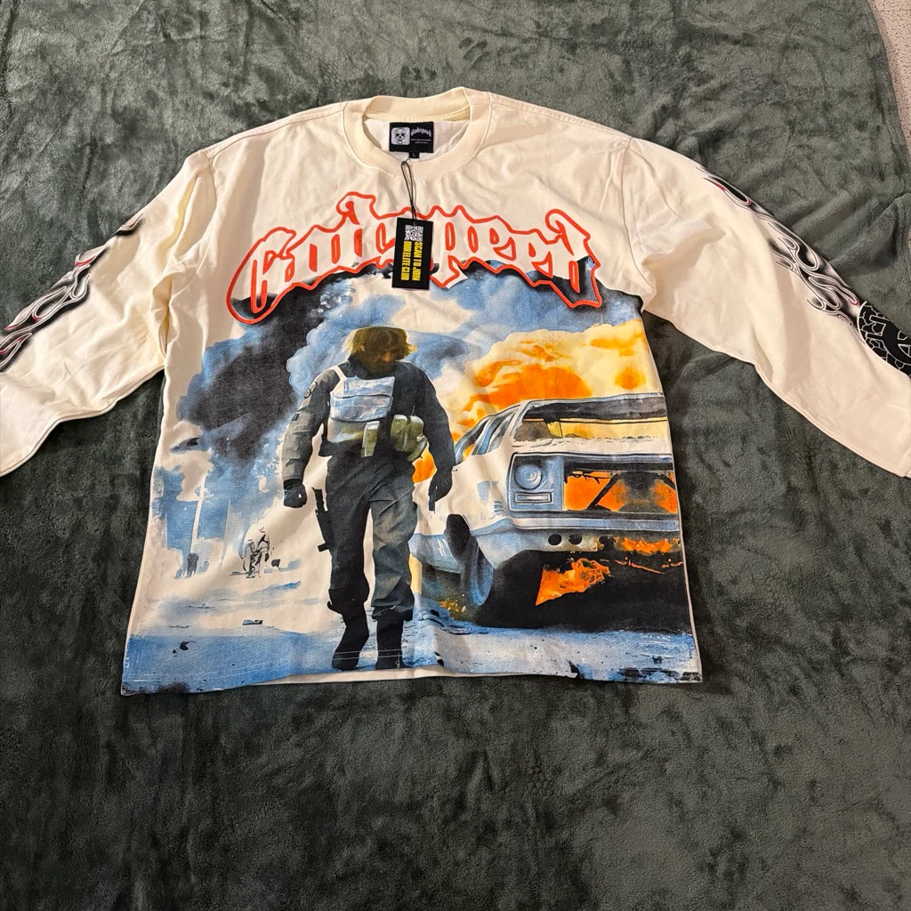 Godspeed "Out of Many, One" Graphic Long Sleeve Shirt