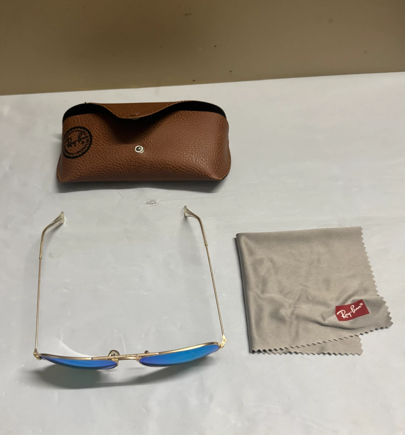 Ray-Ban Aviator Sunglasses with Case and Cloth - photo 5