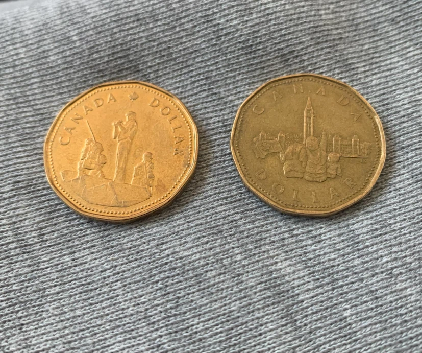 1995 & 1992 Commemorative Loonies ~ $2 each