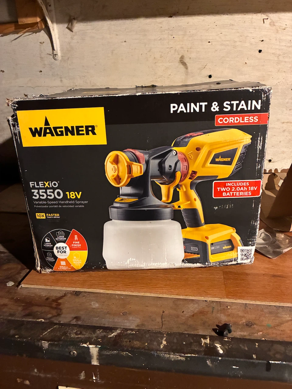 Wagner FLEXiO 3550 18V Cordless Paint Sprayer