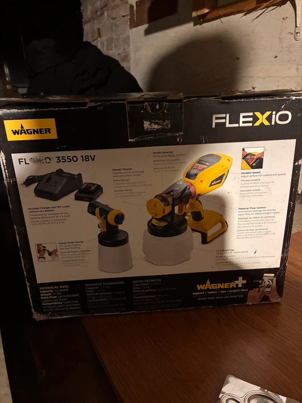Wagner FLEXiO 3550 18V Cordless Paint Sprayer - photo 2