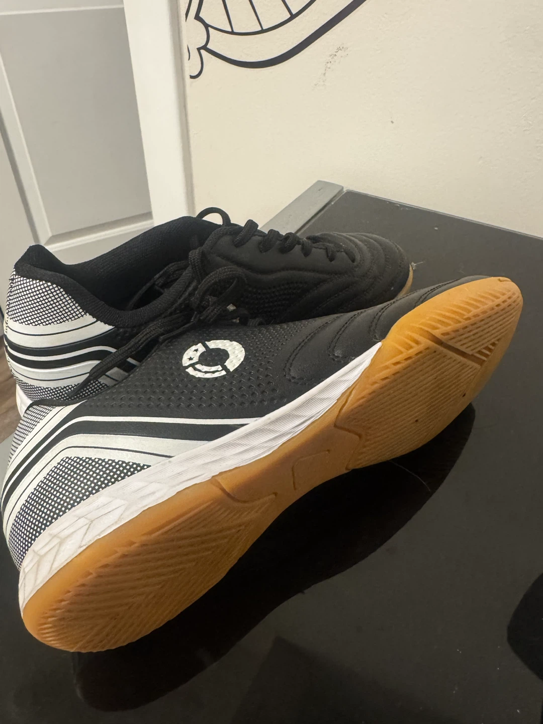 Black Futsal Soccer Shoes - photo 2