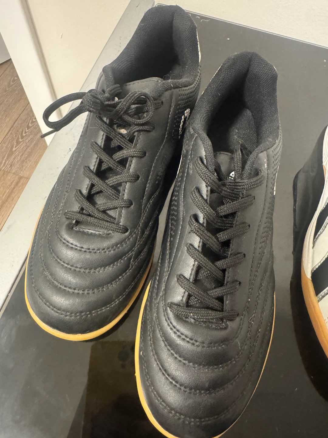 Black Futsal Soccer Shoes - photo 4