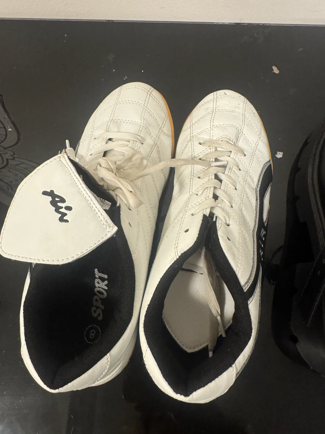 White Sport Soccer Shoes