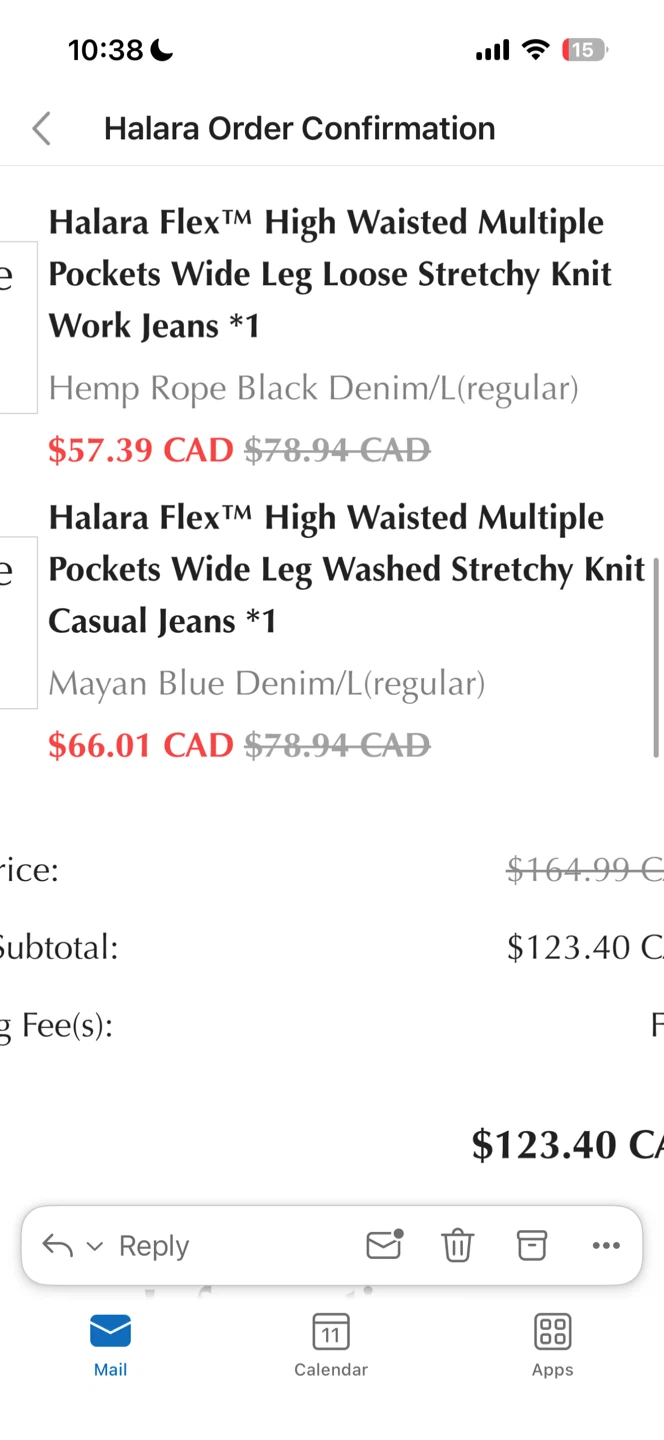 Halara Flex High Waisted Wide Leg Jeans (L) - photo 5