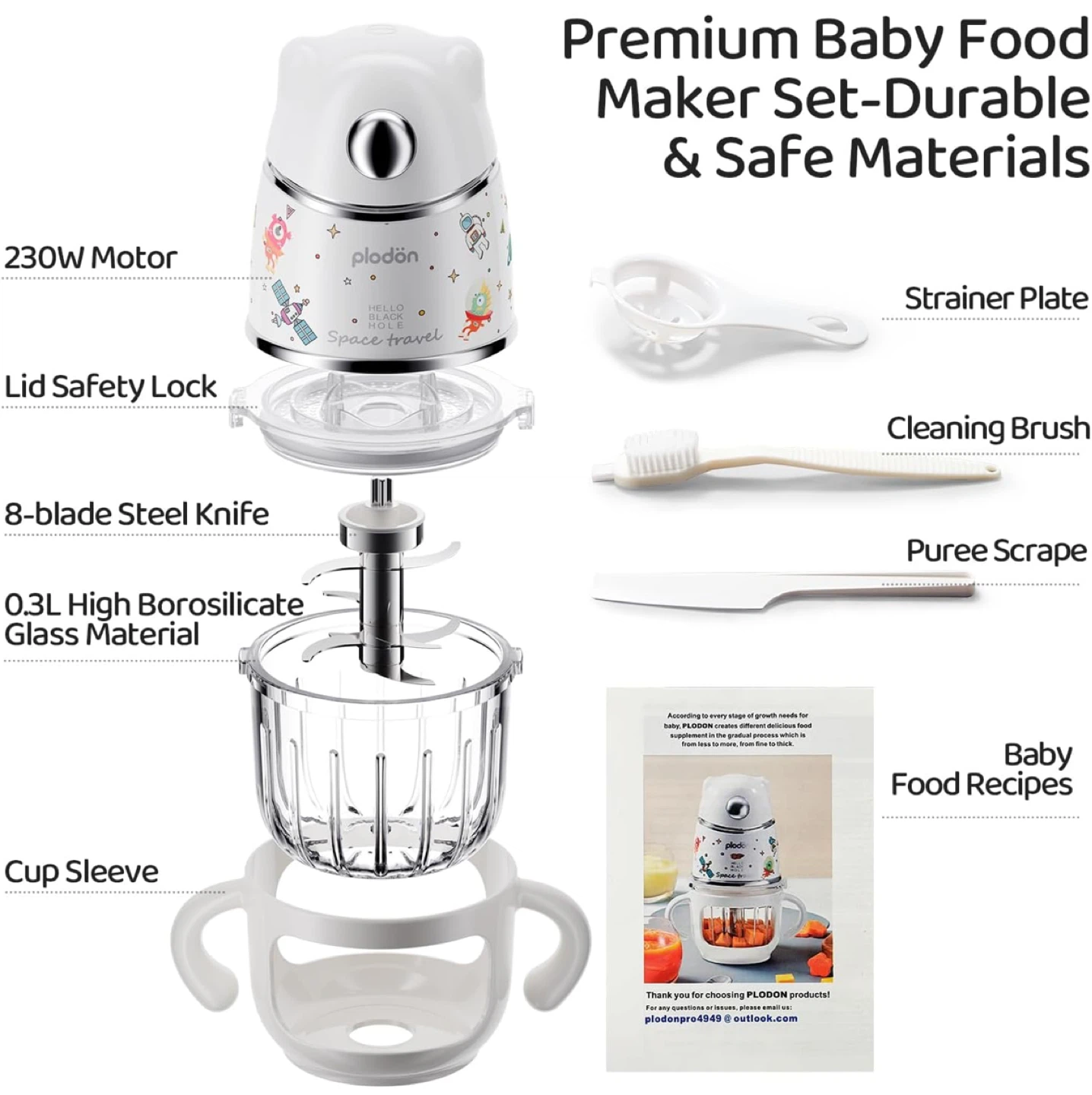Plodon Premium Baby Food Maker Set - photo 3