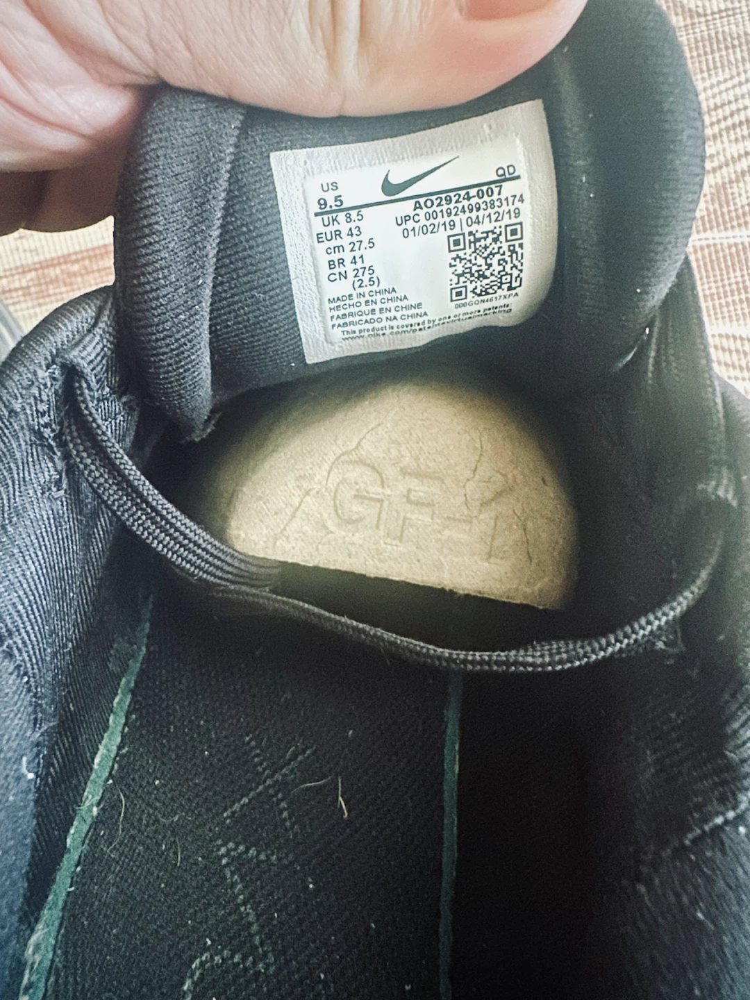 Nike Air Max 720 Black Running Shoes - photo 5